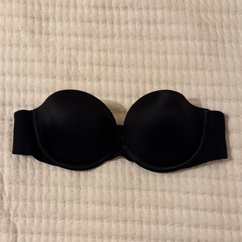 Victoria's Secret Black Strapless Bra - 32B